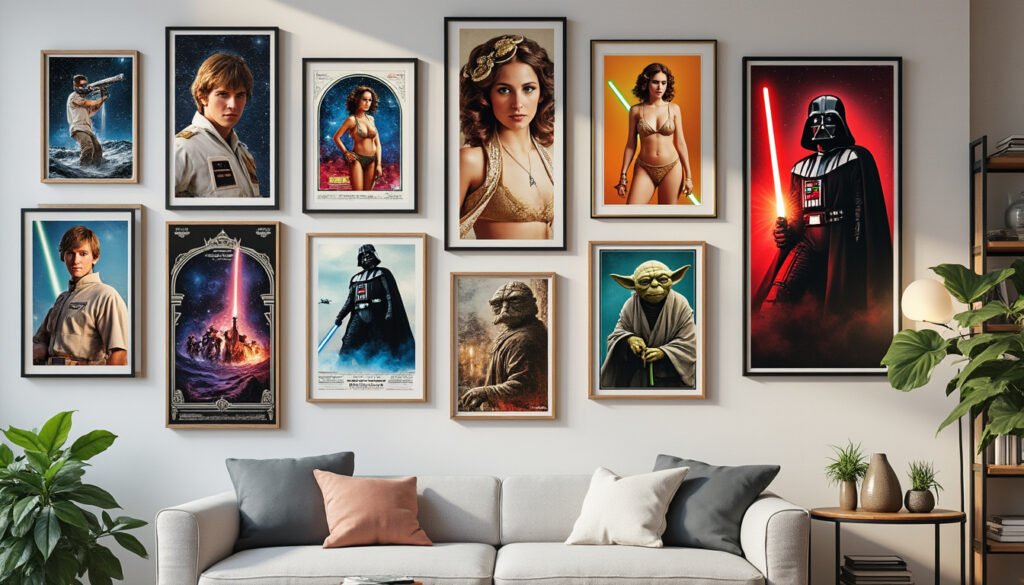 plongez dans l'univers star wars avec notre sélection exclusive d'affiches incontournables. un choix parfait pour tous les fans, à offrir ou à collectionner !