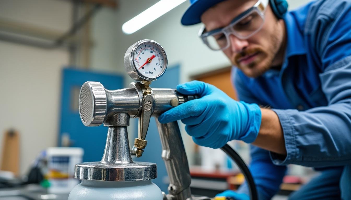 découvrez comment régler la pression idéale sur un pistolet airless pour obtenir une pulvérisation optimale et un résultat professionnel.