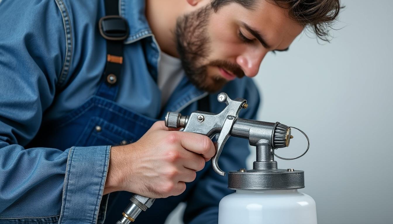 découvrez comment régler la pression idéale sur un pistolet airless pour un résultat de peinture professionnel et éviter les éclaboussures ou défauts.