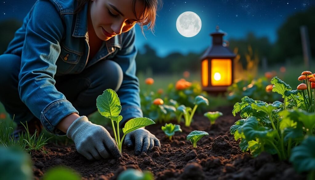 découvrez comment jardiner avec la lune grâce à notre guide complet et optimisez la croissance de vos plantations en suivant les phases lunaires.