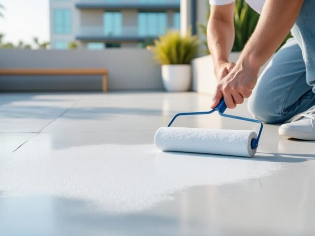 Peindre une terrasse en béton : bon ou mauvais plan ?