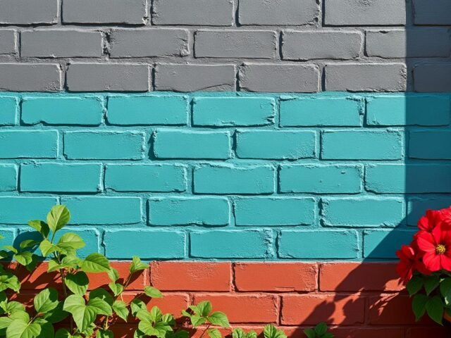 Quelle peinture pour un mur extérieur exposé au soleil ?