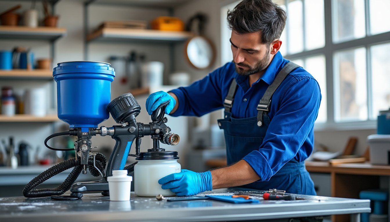 découvrez pourquoi il est important de se former avant d'utiliser un pistolet airless pour garantir sécurité et efficacité lors de vos travaux de peinture.