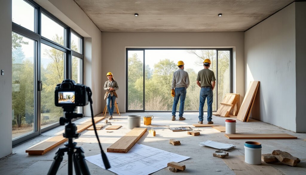suivez notre blog de chantier pour découvrir en détail chaque étape de la rénovation, de la planification initiale à la finition, avec conseils pratiques et astuces d'experts.