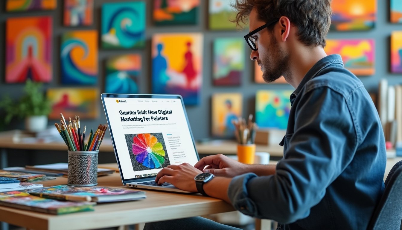 découvrez des stratégies efficaces pour promouvoir votre activité de peinture en ligne et attirer plus de clients grâce au marketing digital.