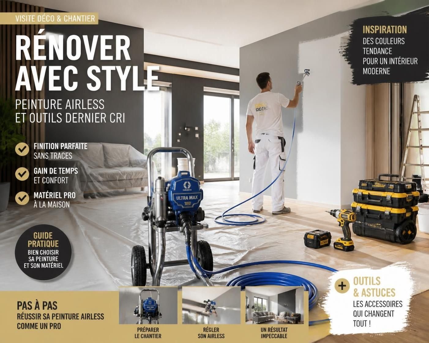 découvrez des conseils pratiques et des guides de travaux pour aménager et entretenir votre maison sur airlessdeco.fr.